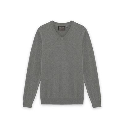 Gebreide trui met v-hals lyle & scott
