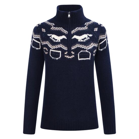 Pullover 1/2 Reißverschluss Damen HV Polo Josie