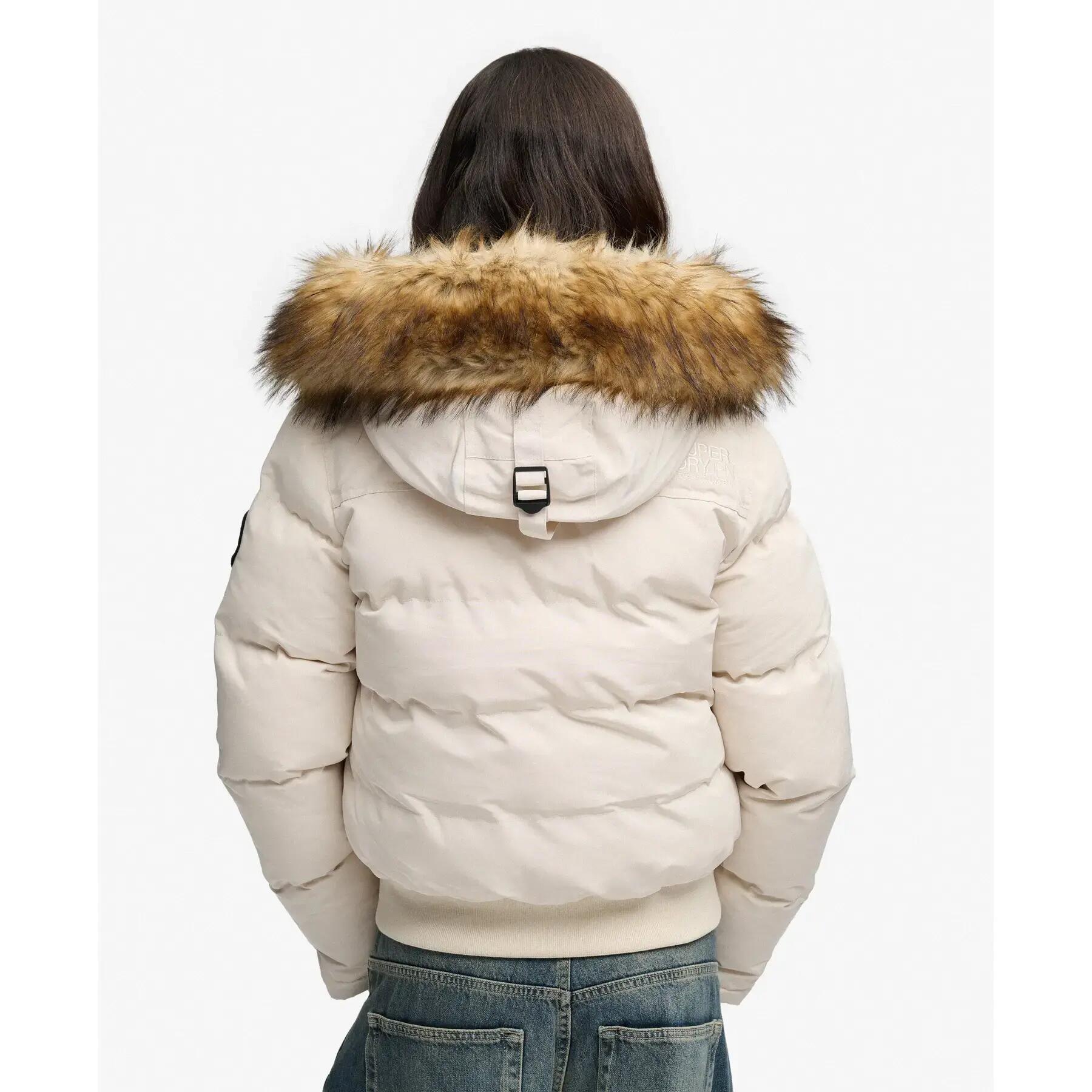 Casaco com capuz feminino Superdry Everest 6/6