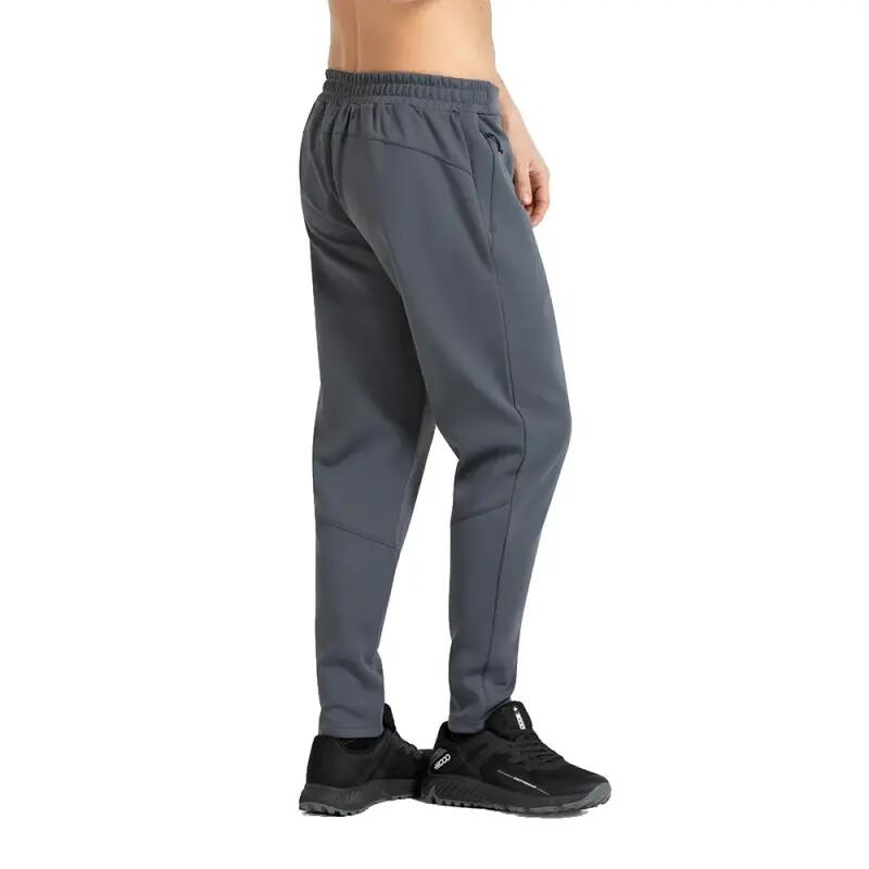 Pantalón trekking hombre, elástico DWR - Aludra Gris Antracita 3/4