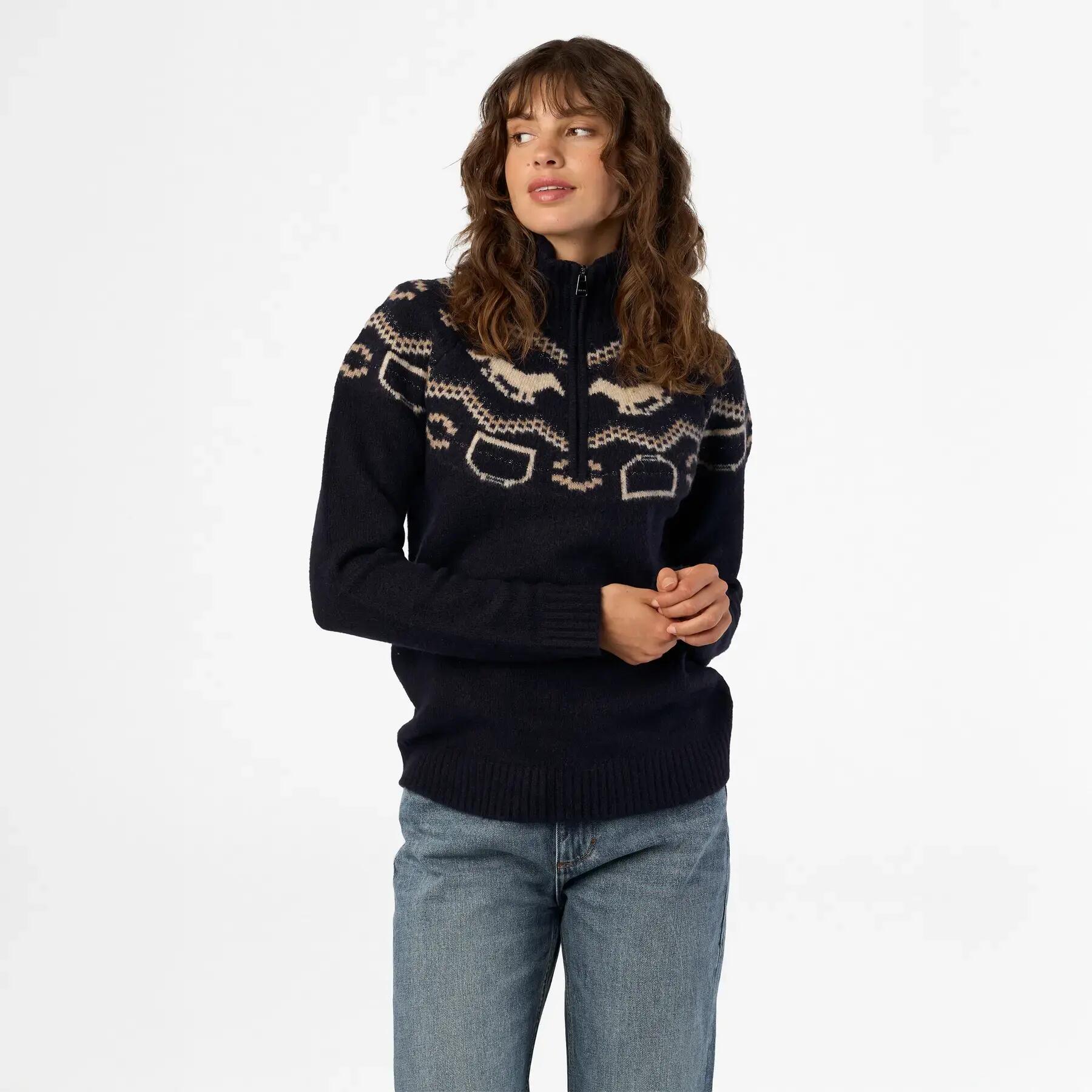 Pullover 1/2 Reißverschluss Damen HV Polo Josie 2/4