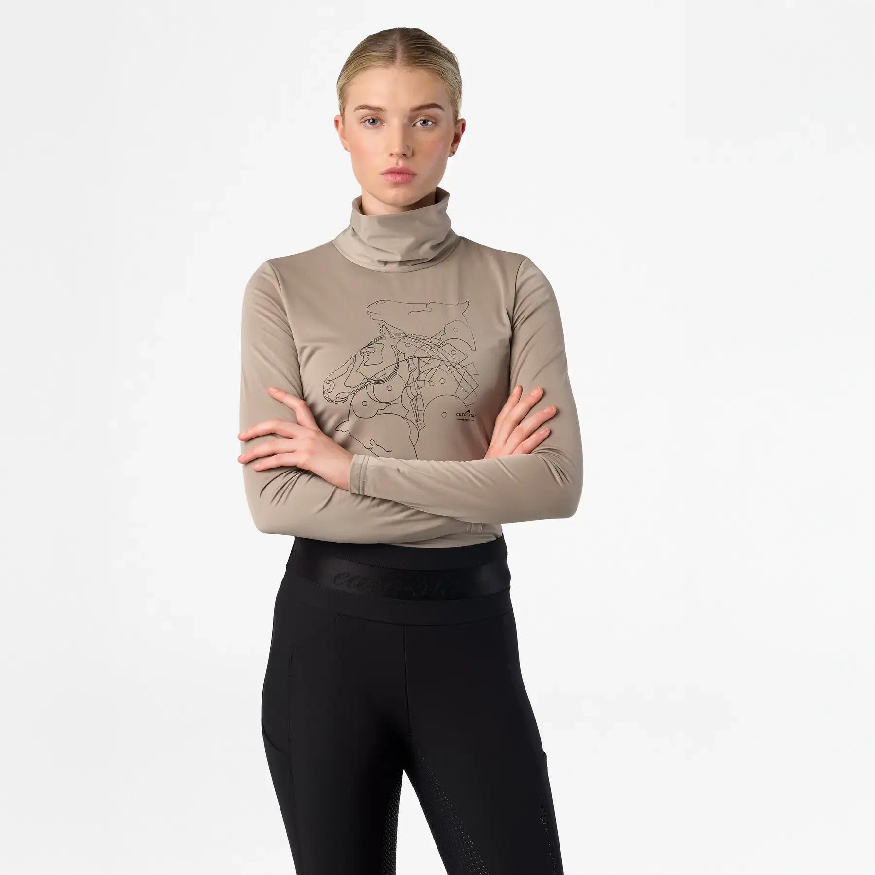 Damski sweter z golfem Euro-Star Ariana 2/4