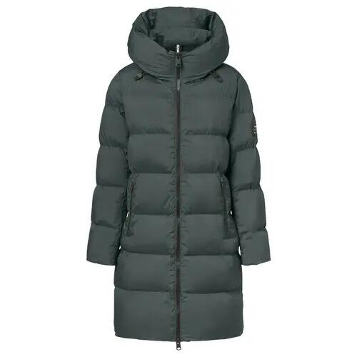 Cazadora Verde Ecoalf Manlie Jacket Dark Khaki Repelente Al Agua 3/4