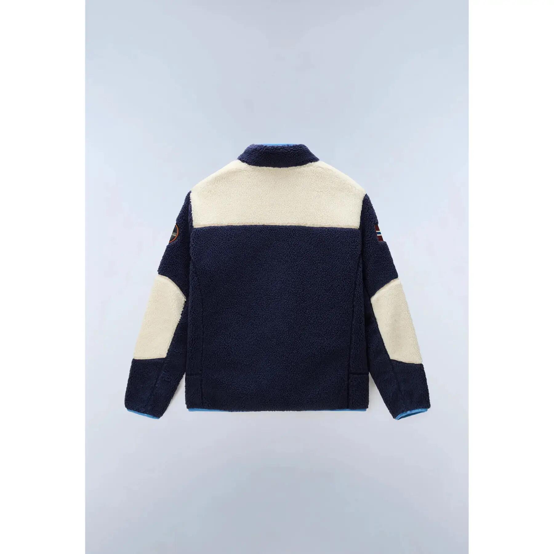 Giacca oversize da donna con zip Napapijri Yupik 4/7