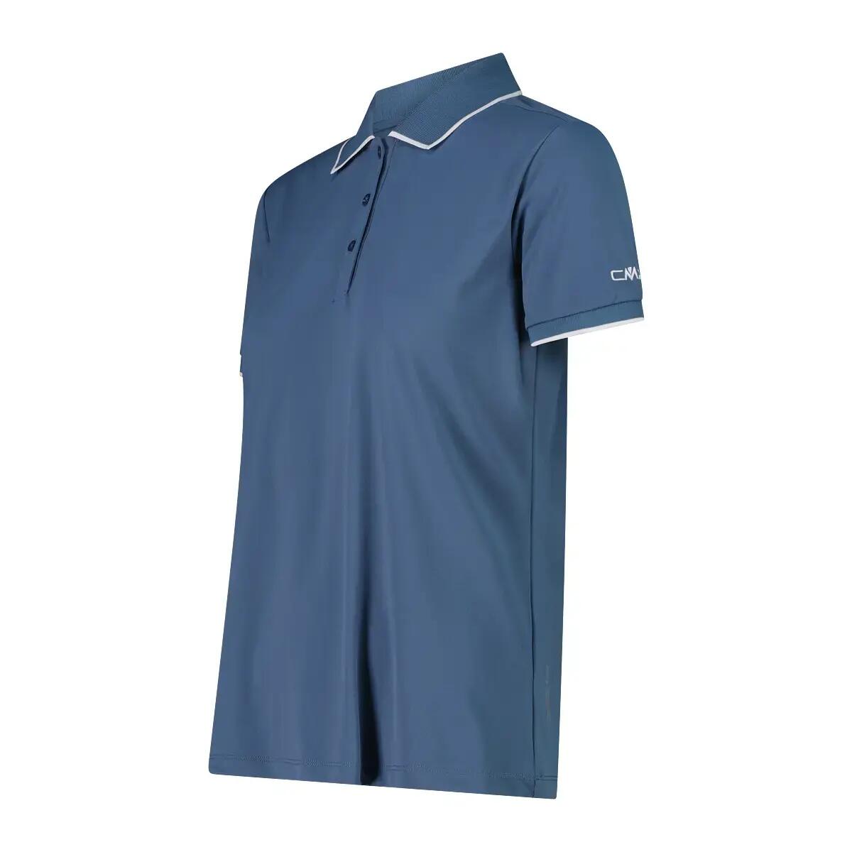 Polo en piquée extensible femme CMP 3/4