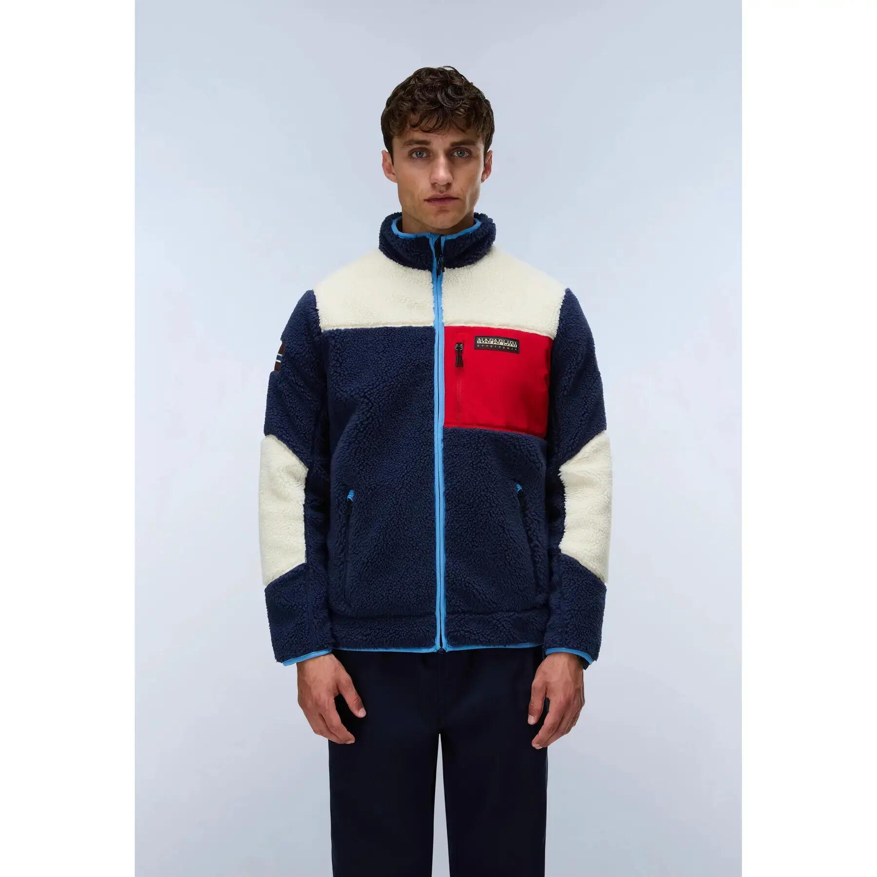 Giacca oversize da donna con zip Napapijri Yupik 3/7