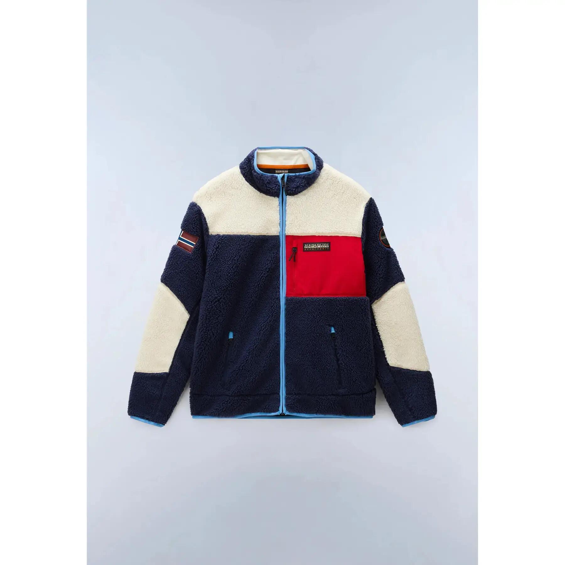 Giacca oversize da donna con zip Napapijri Yupik 2/7
