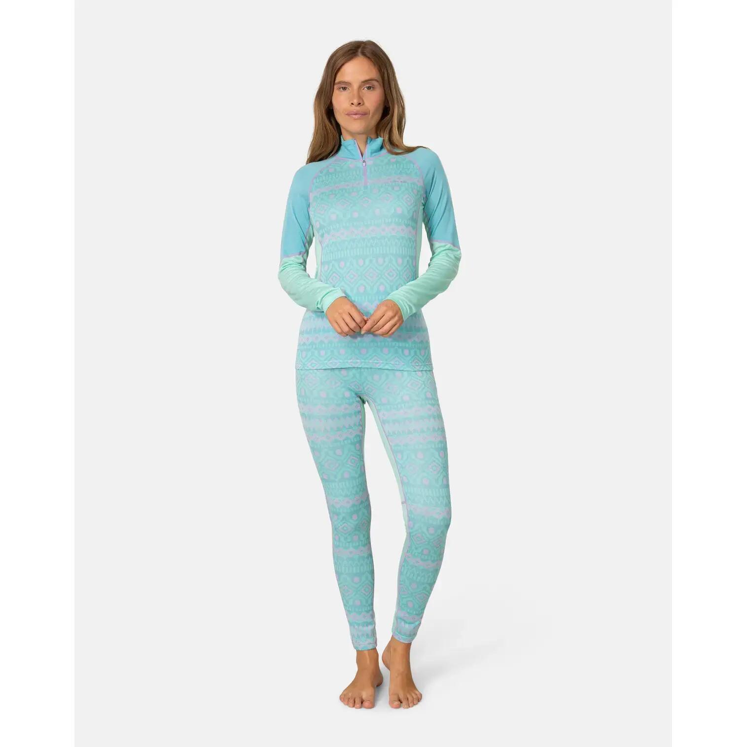 Maglia mezza zip maniche lunghe donna Kari Traa Malia 5/6