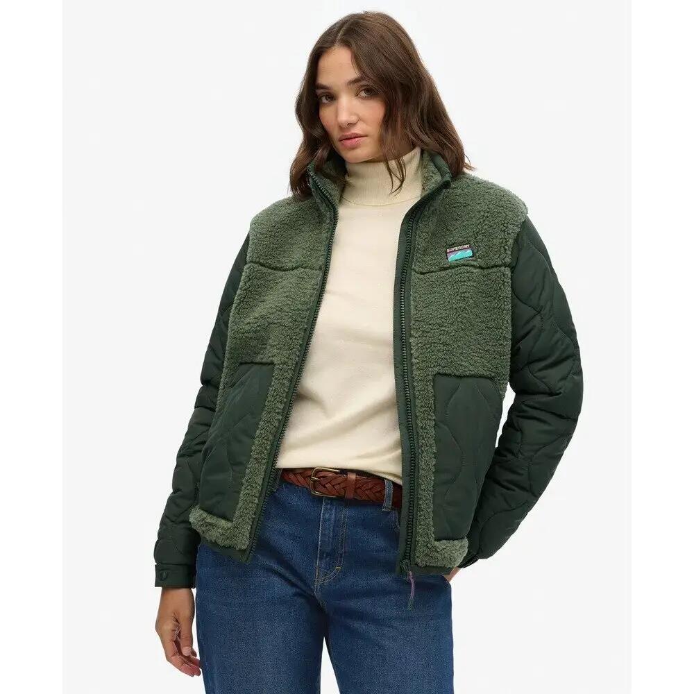Polaire hybride femme Superdry 4/7