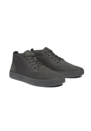Timberland Herren DAVIS SQUARE Mid Lace Sneaker 1A1T16 001 Leder schwarz