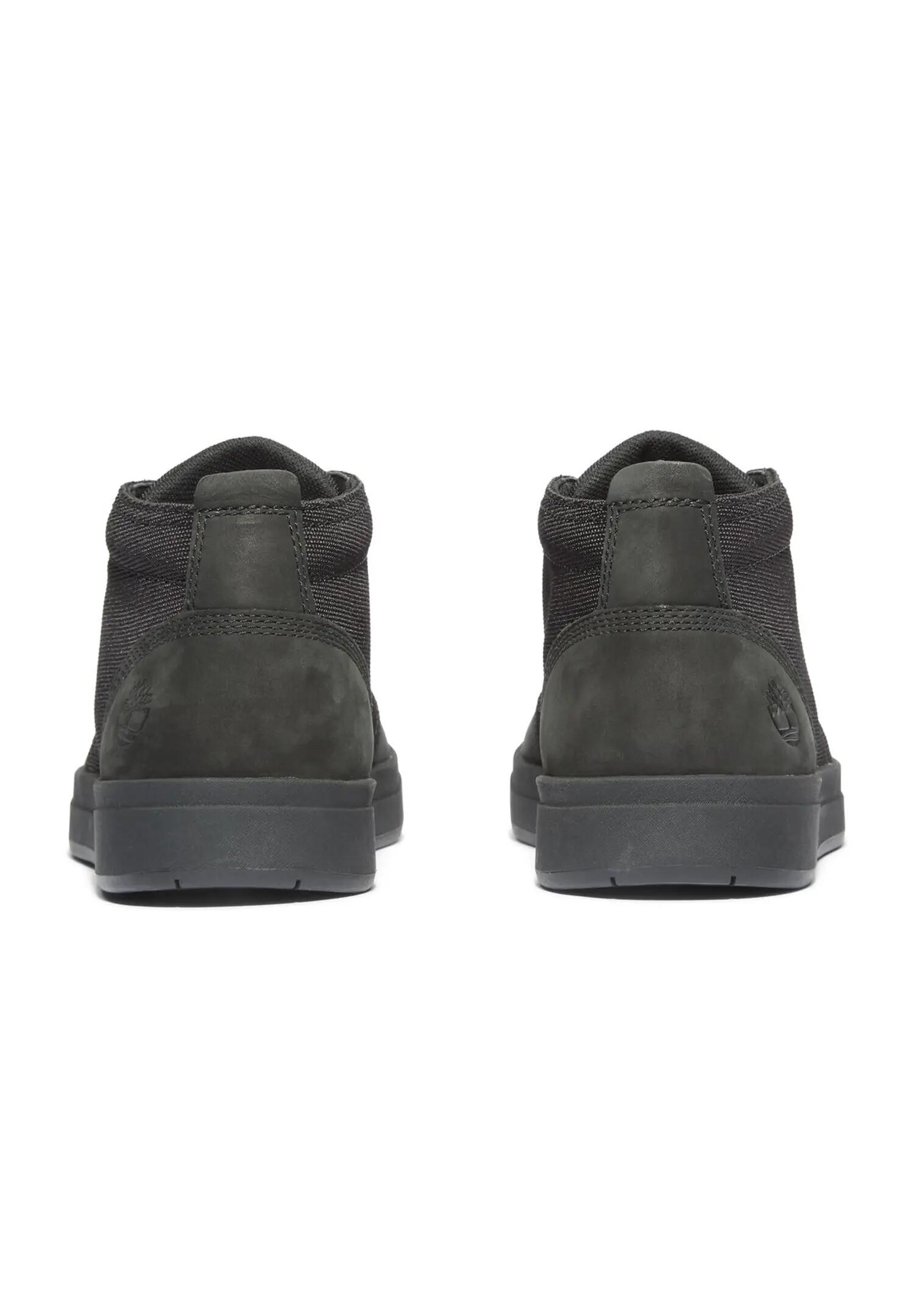 Timberland Herren DAVIS SQUARE Mid Lace Sneaker 1A1T16 001 Leder schwarz 6/7