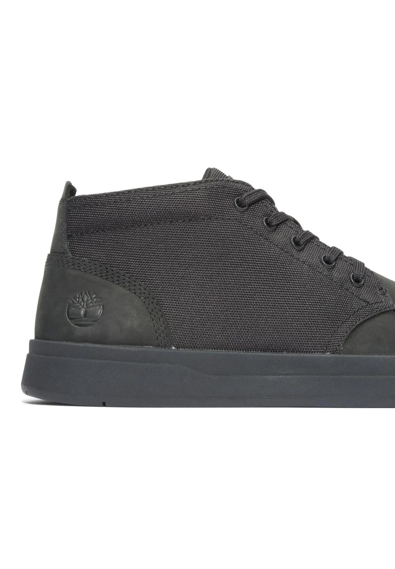 Timberland Herren DAVIS SQUARE Mid Lace Sneaker 1A1T16 001 Leder schwarz 5/7