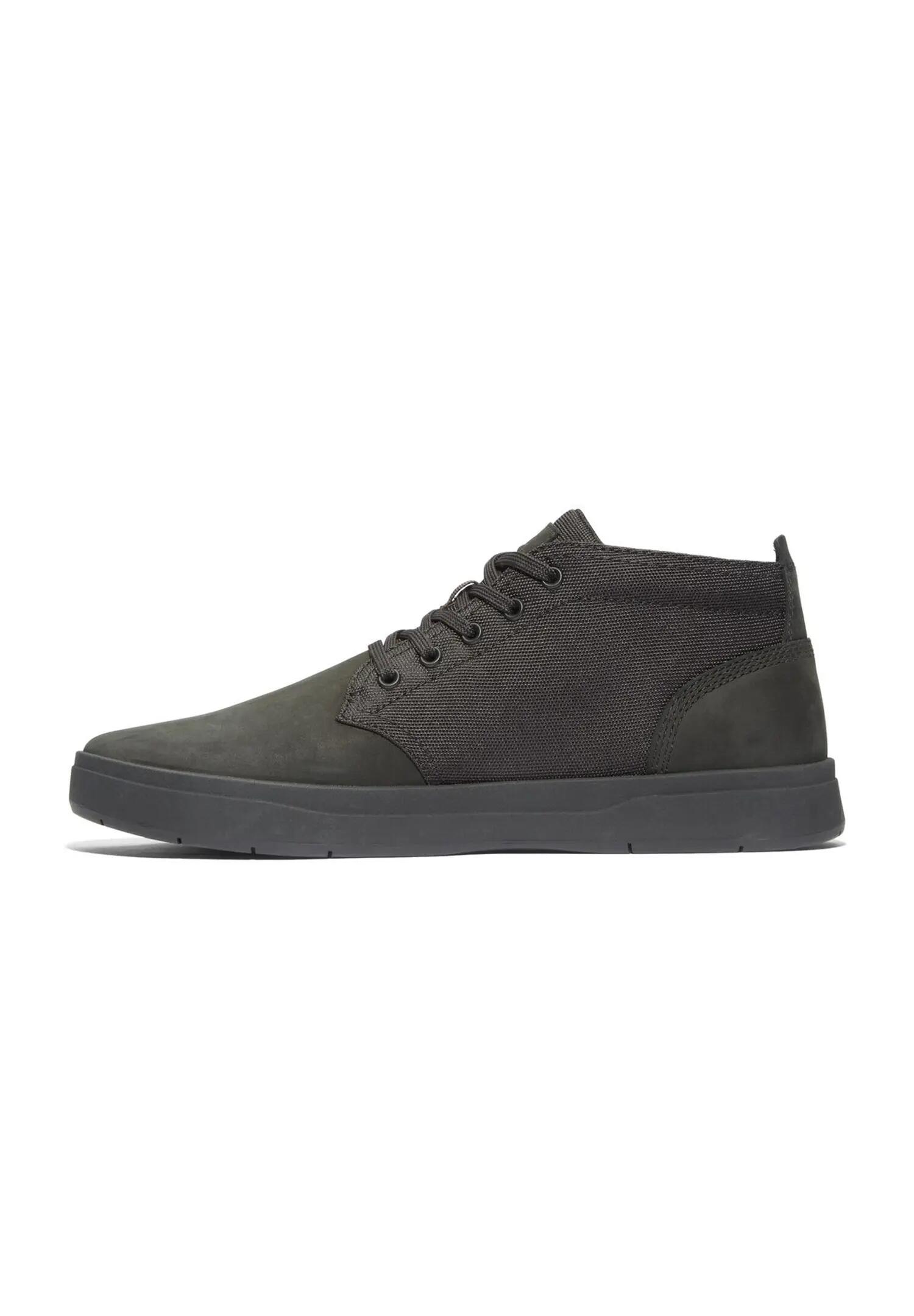 Timberland Herren DAVIS SQUARE Mid Lace Sneaker 1A1T16 001 Leder schwarz 4/7