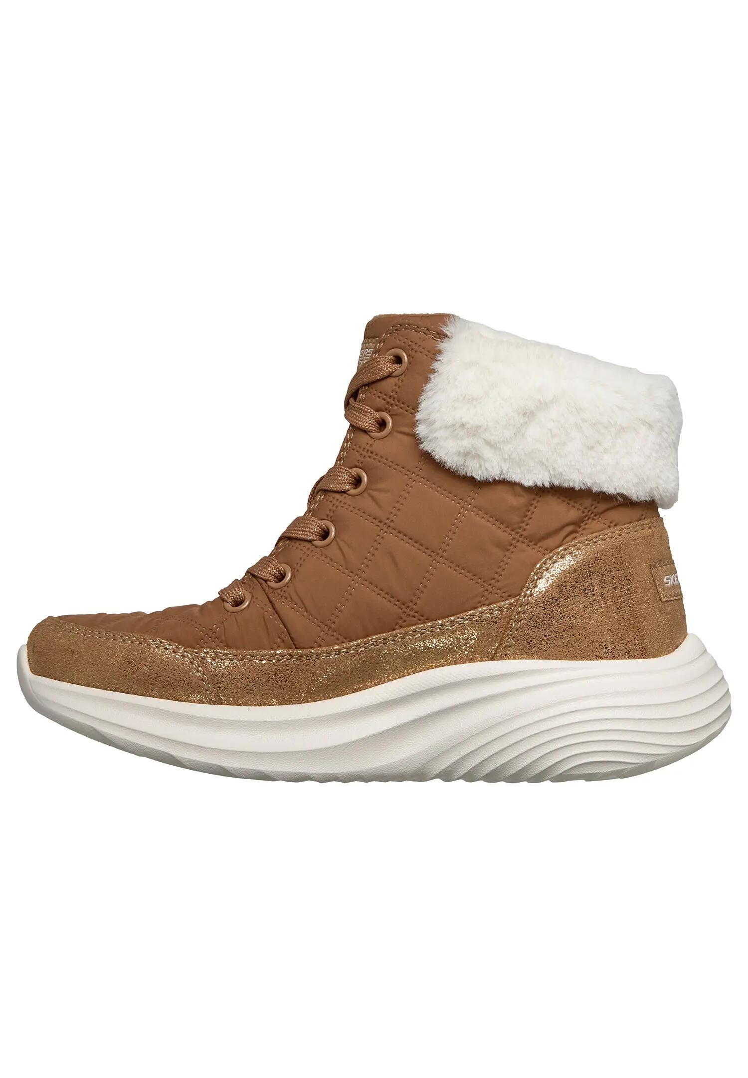 Skechers Mädchen Bounder Pro Cozy Fit Luxe Stiefel Chestnut 5/5