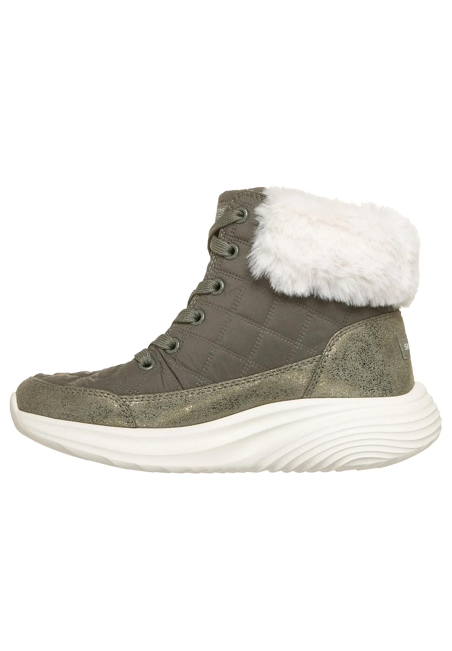 Skechers Mädchen Bounder Pro Cozy Fit Luxe Stiefel Olive 5/5