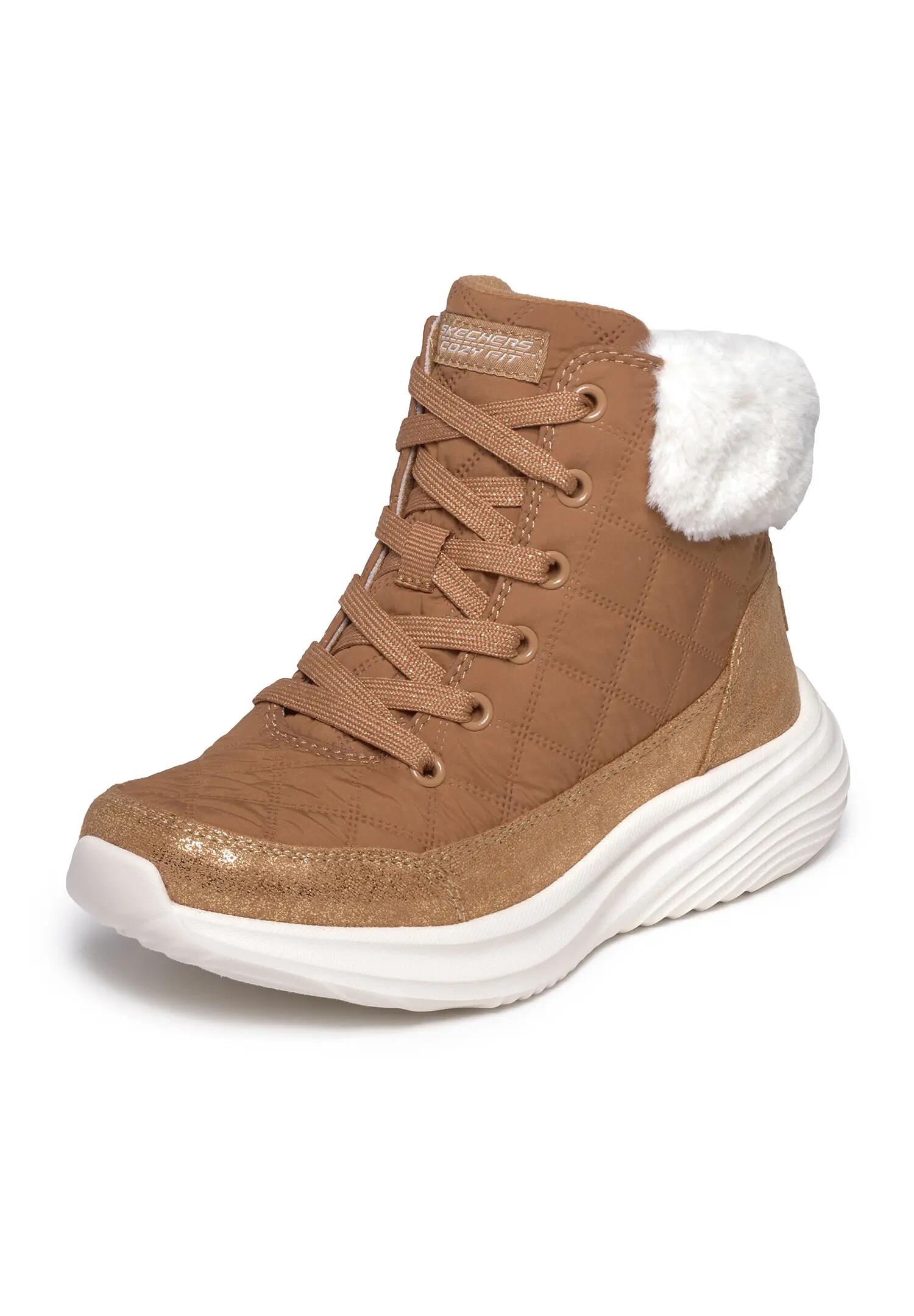 Skechers Mädchen Bounder Pro Cozy Fit Luxe Stiefel Chestnut 2/5
