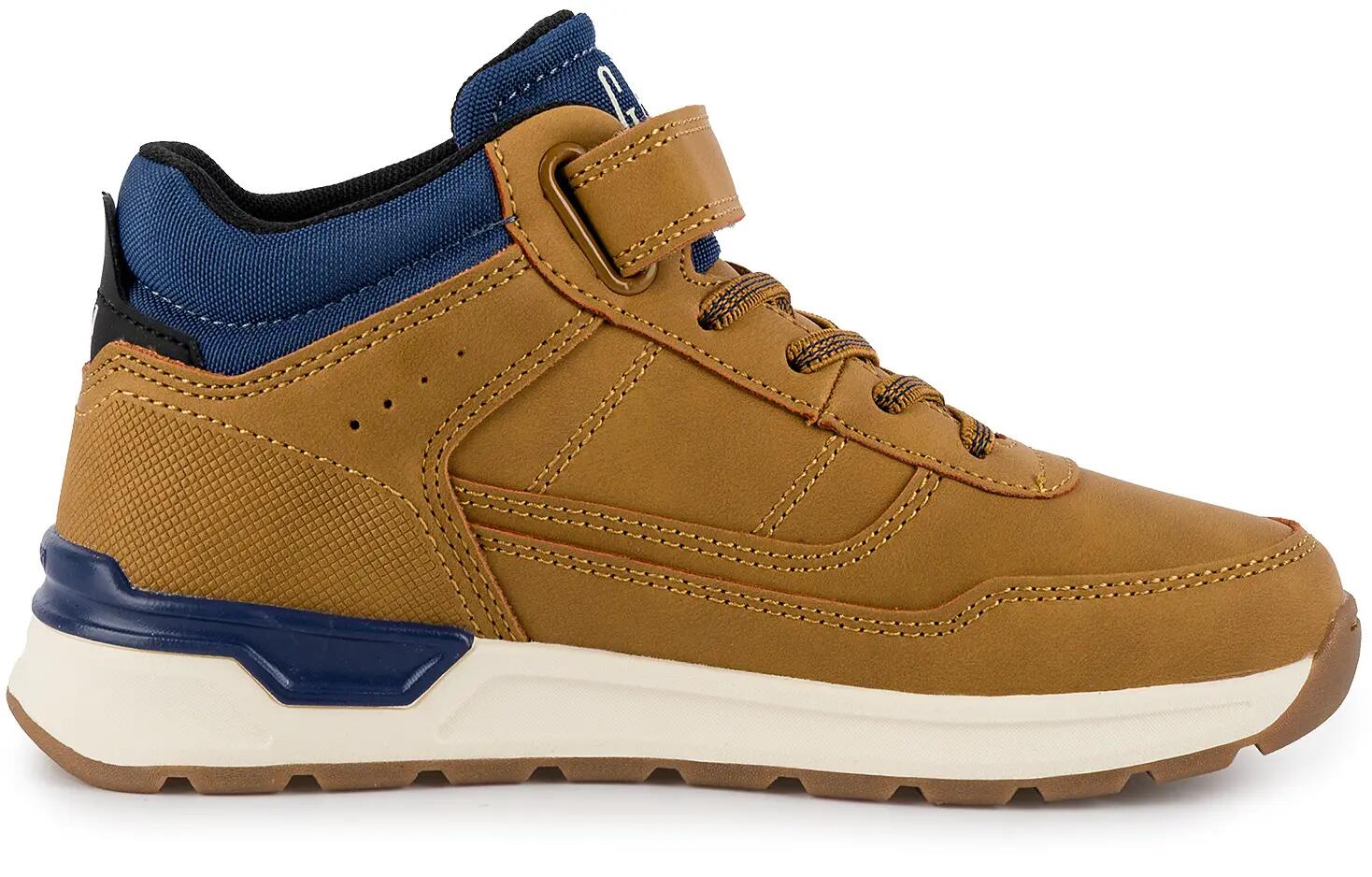 Dziecięce buty sneakersy sportowe wysokie chłopięce brązowe dla chłopca na rzep 5/12
