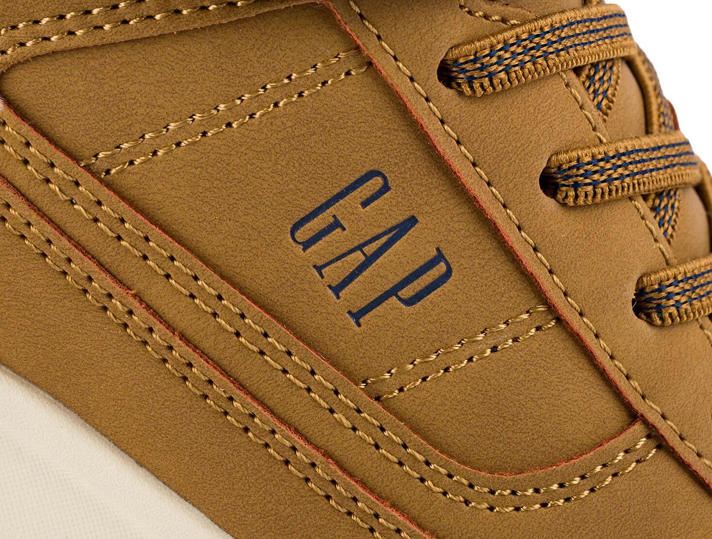 Dziecięce buty sneakersy sportowe wysokie chłopięce brązowe dla chłopca na rzep 10/12