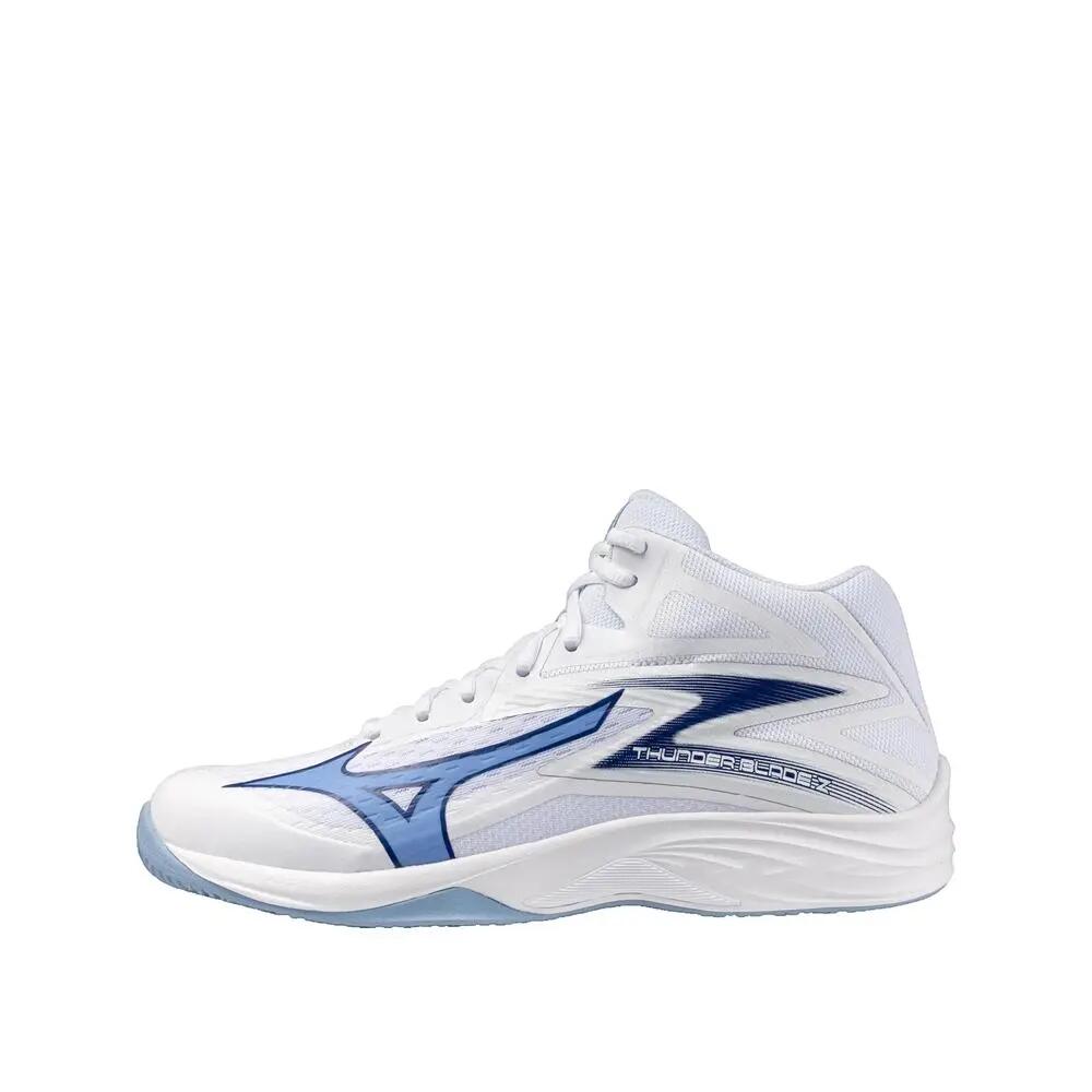 Mizuno Thunder Blade Z Mid Volleyball Shoes White/Blue