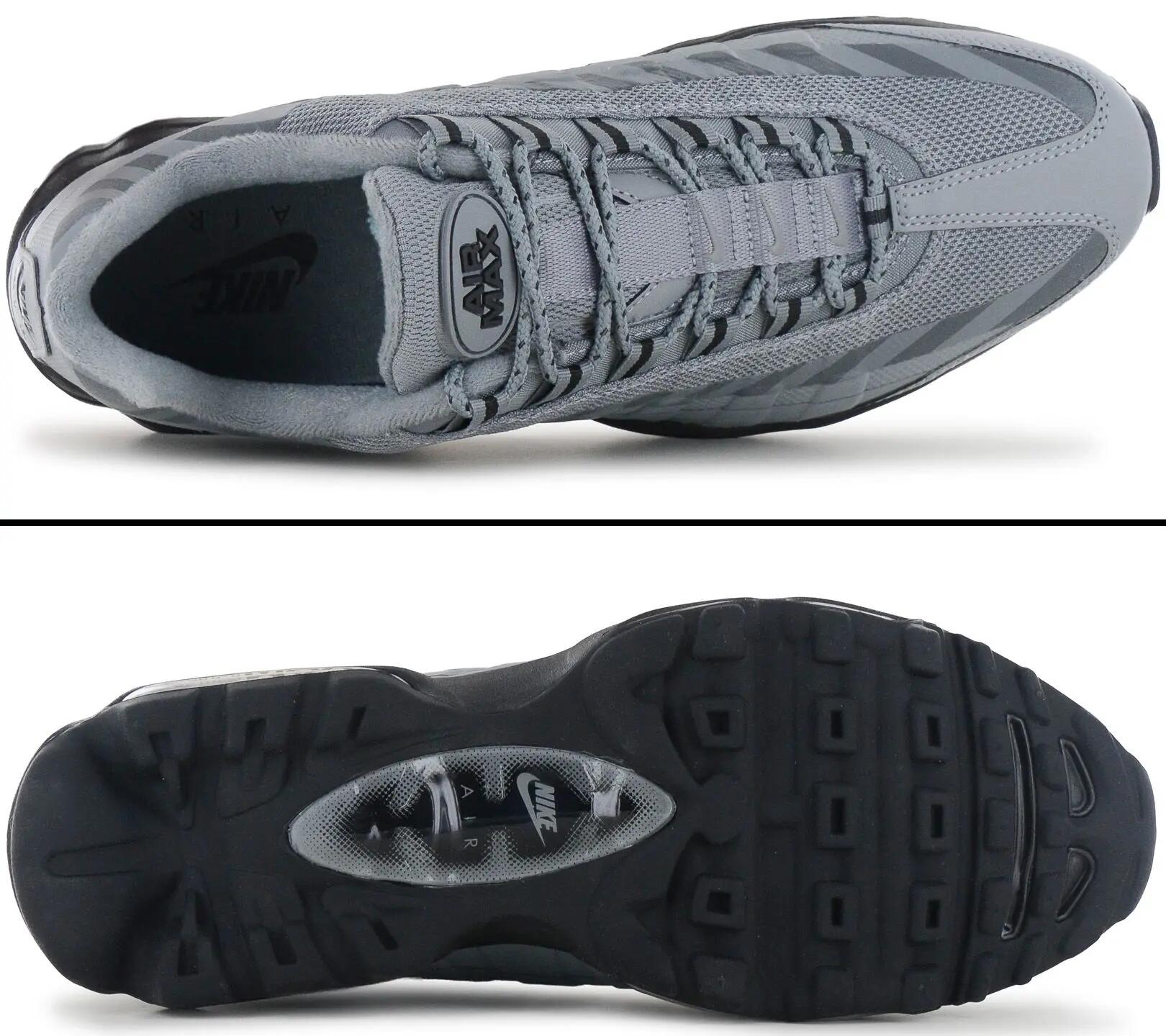 Nike Air Max 95 Ultra Caution Strip Black Chrome Grey — foto 4