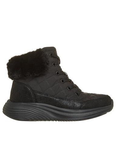 Skechers Mädchen Bounder Pro Cozy Fit Luxe Stiefel Schwarz