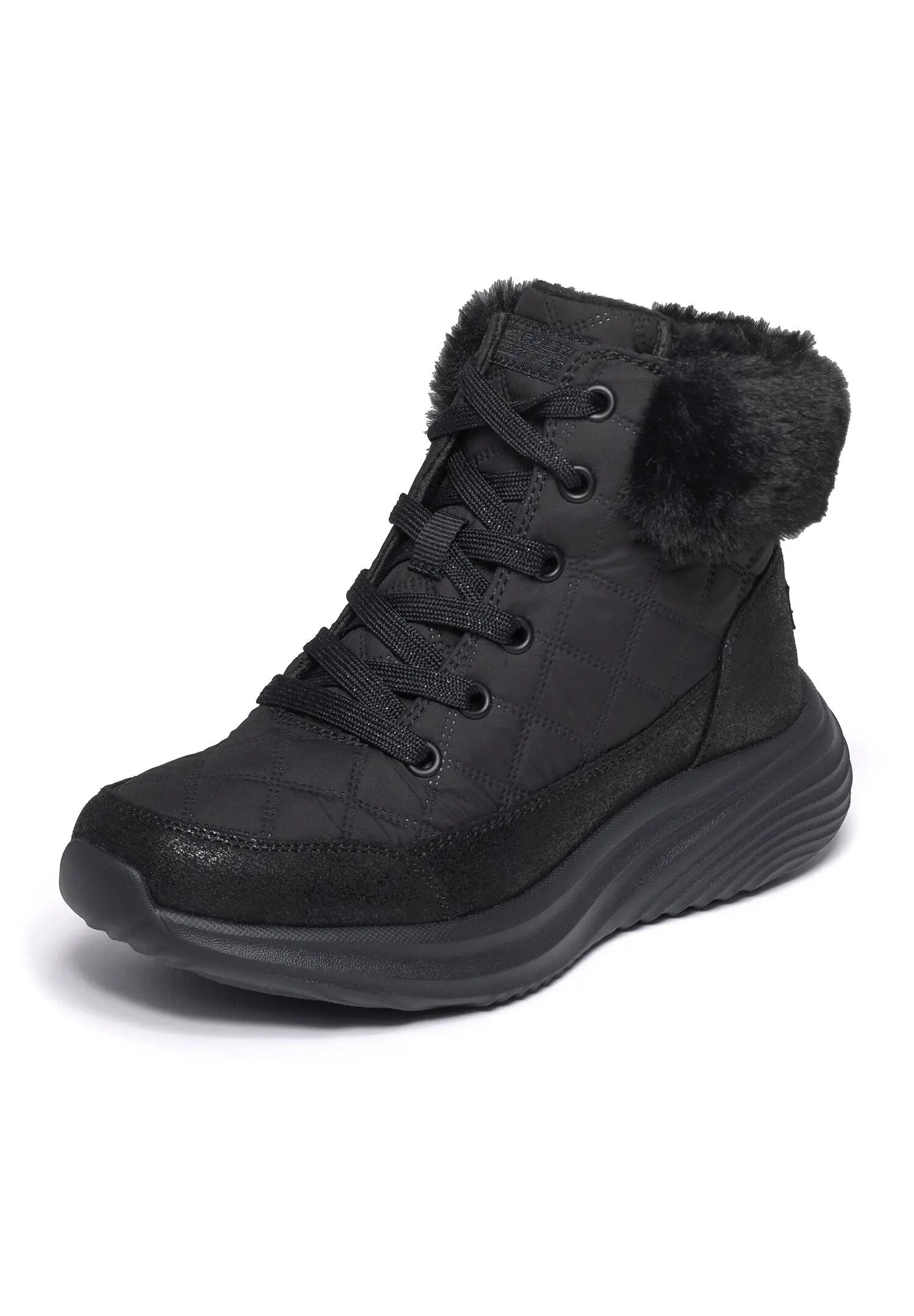 Skechers Mädchen Bounder Pro Cozy Fit Luxe Stiefel Schwarz 2/5