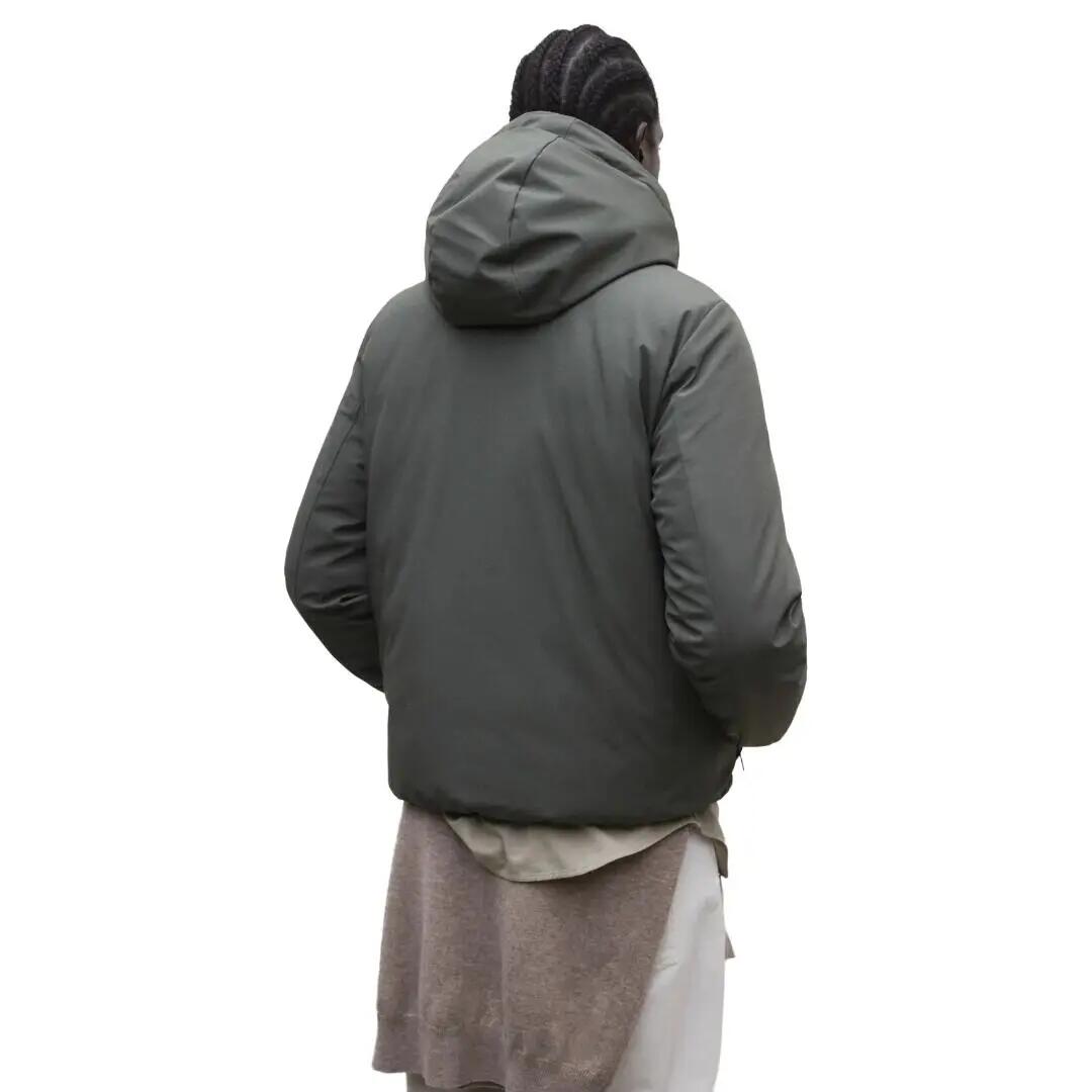 Cazadora Verde Ecoalf Cartes Jacket Man Olive de Ajuste Regular 3/5
