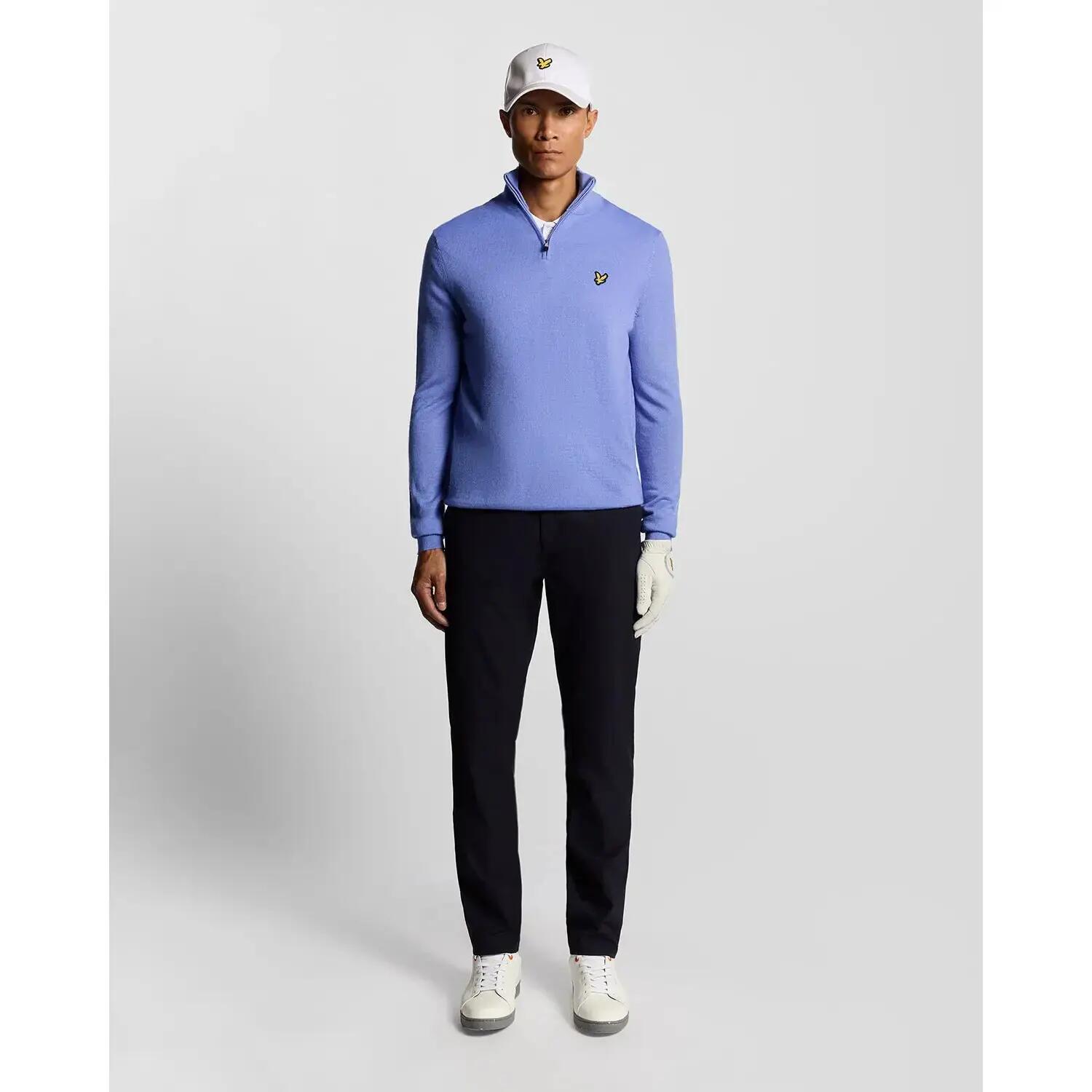 Maglione in lana merino 1/4 zip Lyle & Scott 2/3