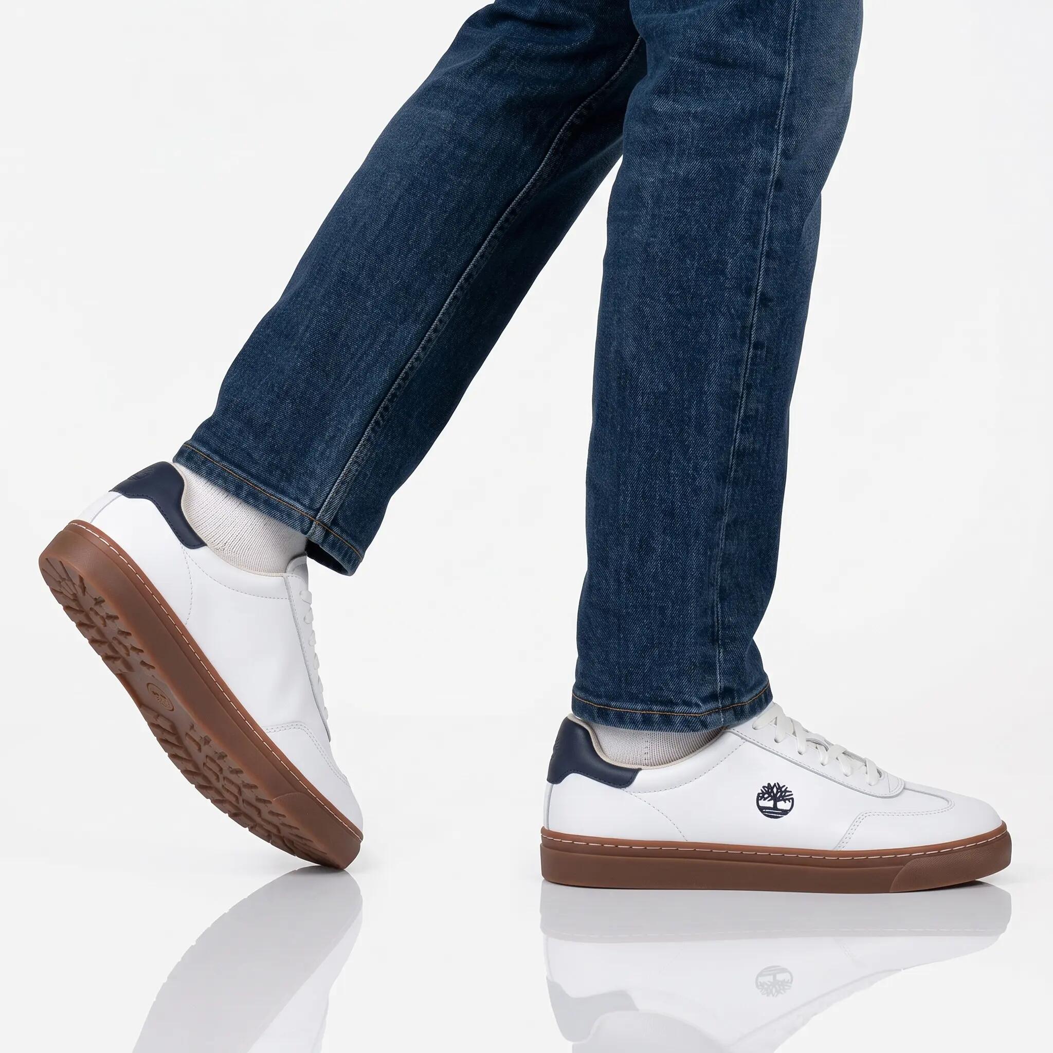 Homem - Timberland Low Lace Sneaker - Tb0a2pe5-Afv - Branco 5/6