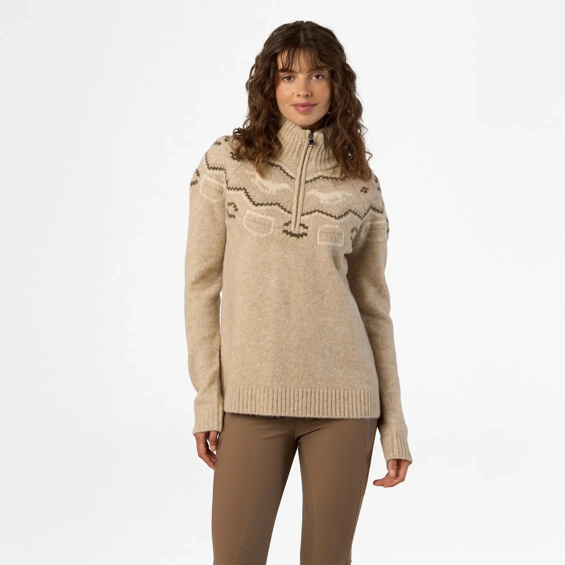 Maglione da donna con 1/2 di zip HV Polo Josie 2/4