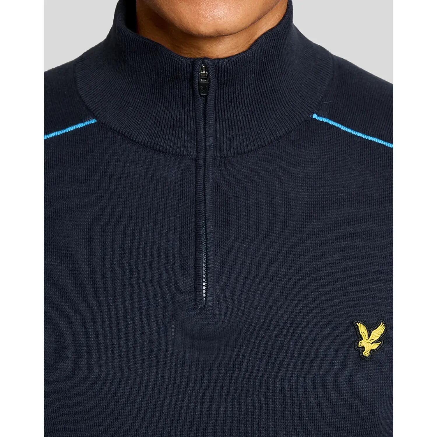 Pull 1/4 zip avec bordure Lyle & Scott 5/6
