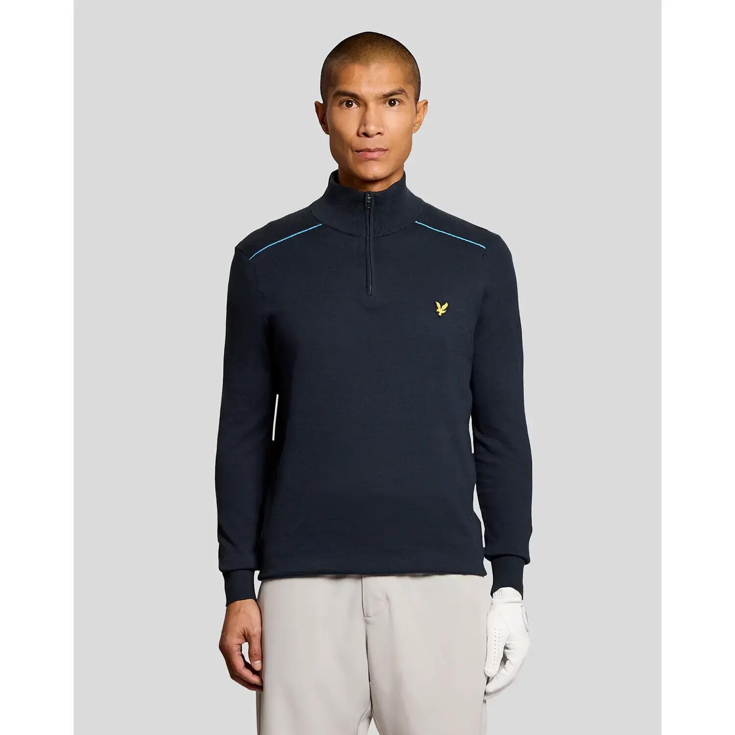 Pull 1/4 zip avec bordure Lyle & Scott 2/6