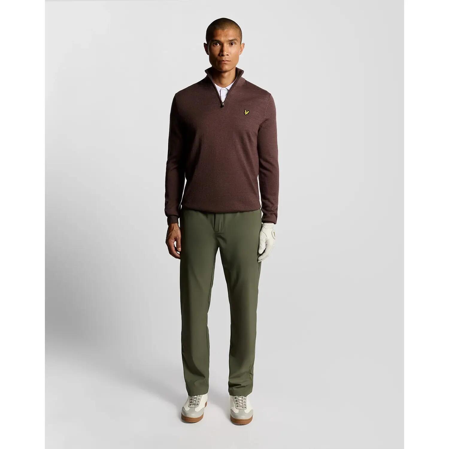 Pull en laine mérinos 1/4 zip Lyle & Scott 2/3