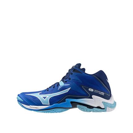 Volleybalschoenen Mizuno Wave Lightning Z8 Mid Bleu/Blanc