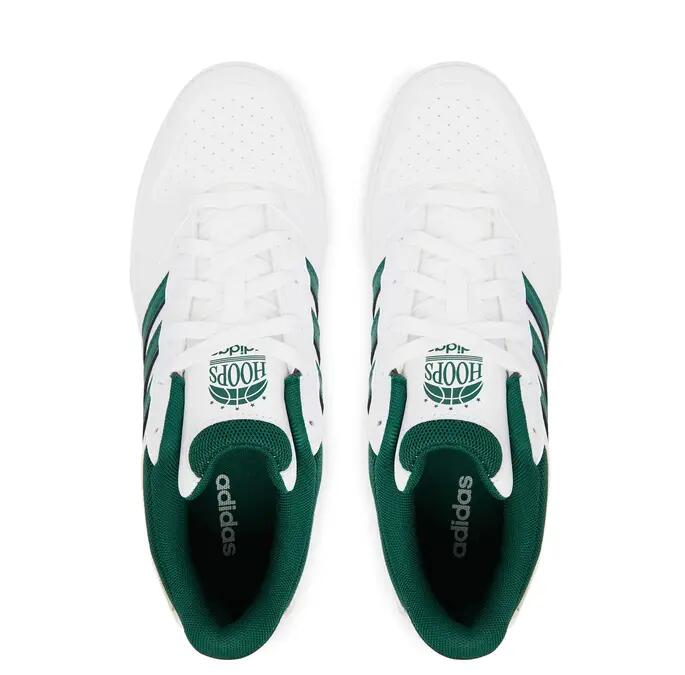 Scarpe Adidas Uomo Hoops Classic - Bianco/Verde 4/5