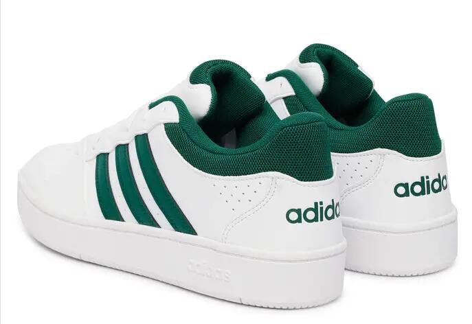 Scarpe Adidas Uomo Hoops Classic - Bianco/Verde 3/5