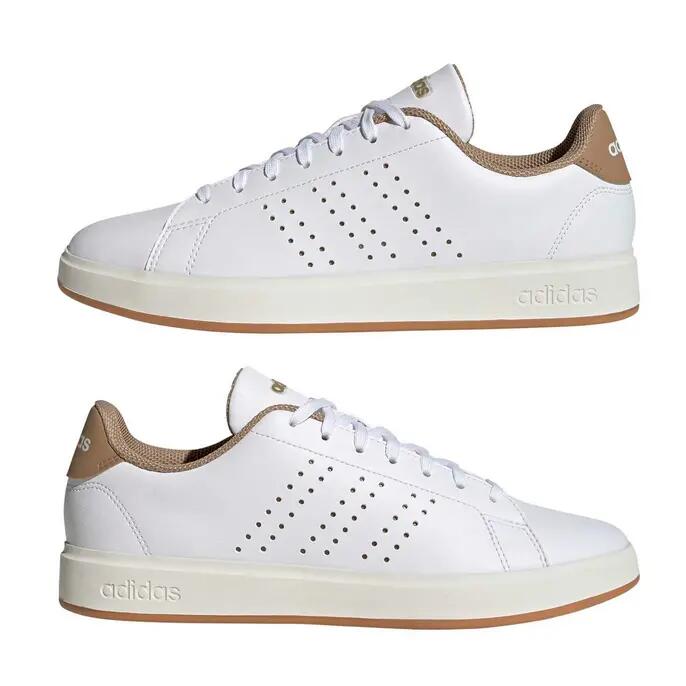 Scarpe Uomo Adidas Advantage 2.0 - Bianco/Marrone 3/7
