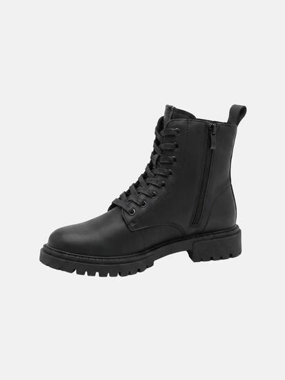 Boots femme Napapijri noir à lacets et plateforme - Sneakers boots