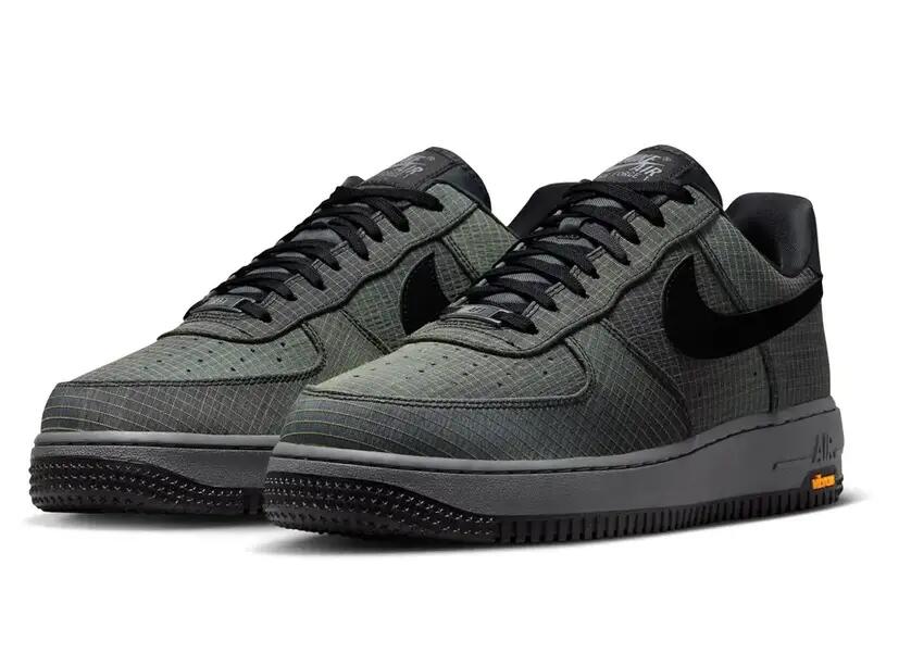 Scarpe uomo Nike Air Force 1 '07 LX Vibram - Nero 2/3
