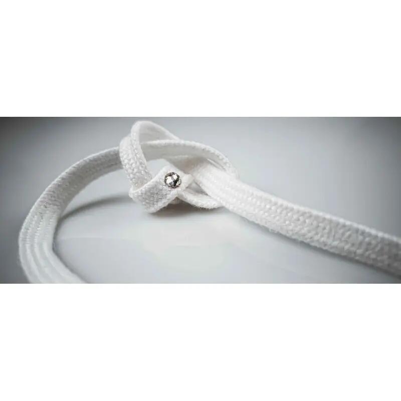 EDEA lacets pour patins de hockey sur glace avec cristaux Blanc 2/5