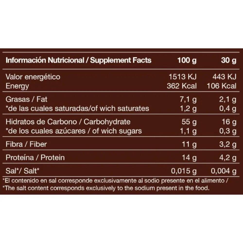 Harina de avena micronizada - Nutrición deportiva - Instantánea - Cacao 3/5