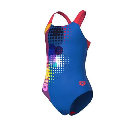 Maillot de Bain Arena Dots Rose/Multicolore Fille