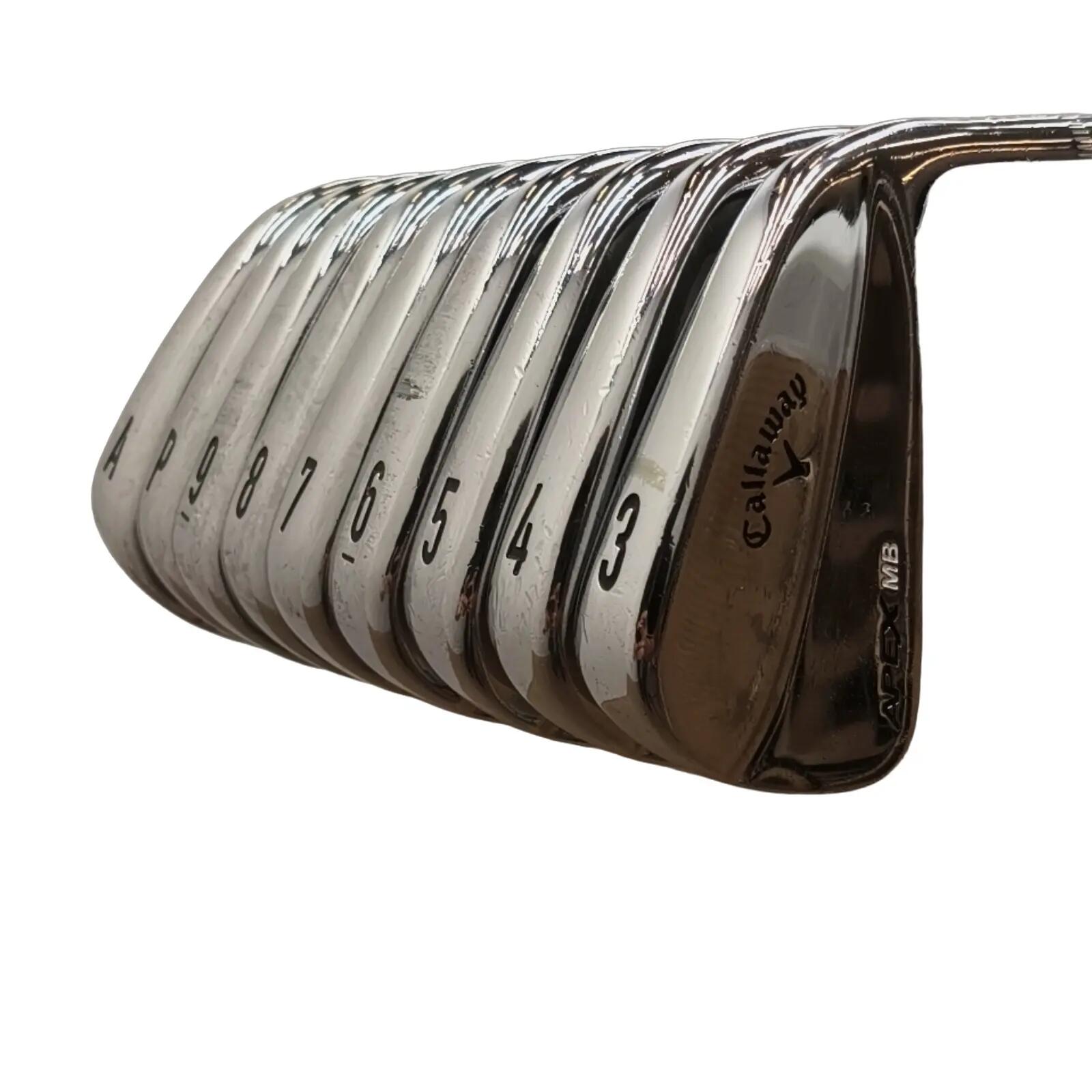 Callaway Apex MB 2018 Juego de hierros / 3-PW+AW / Flex X-Stiff / Acero 3/7