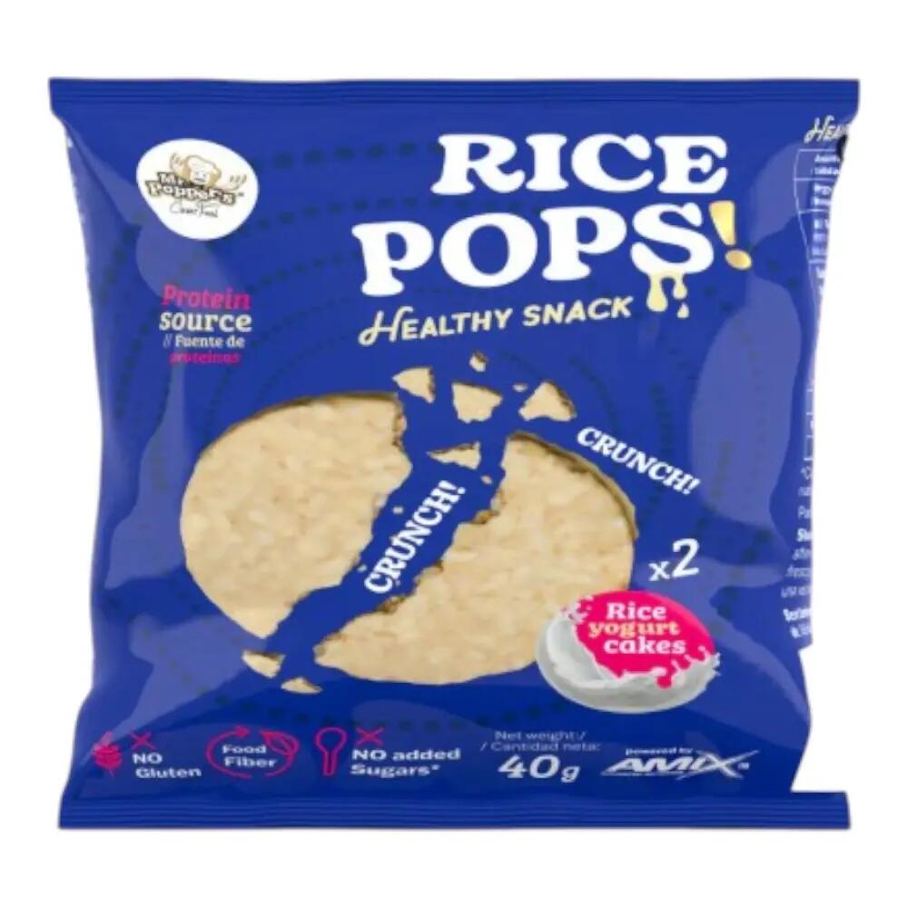 Snack de arroz - Proteico - Unisex - Crujiente, Sin gluten - Rice Pops 40 g 3/3