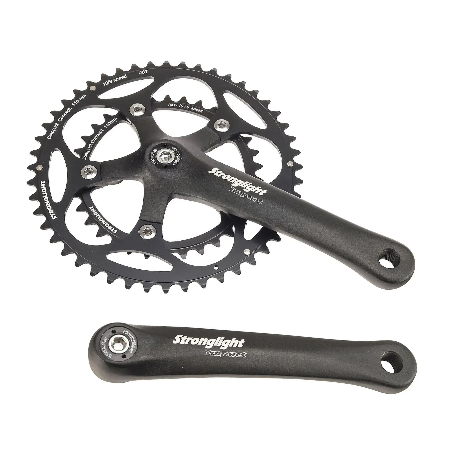 Guarnitura stradale Stronglight Impact 165 mm 48-34 8V. 9-10V. 2/3