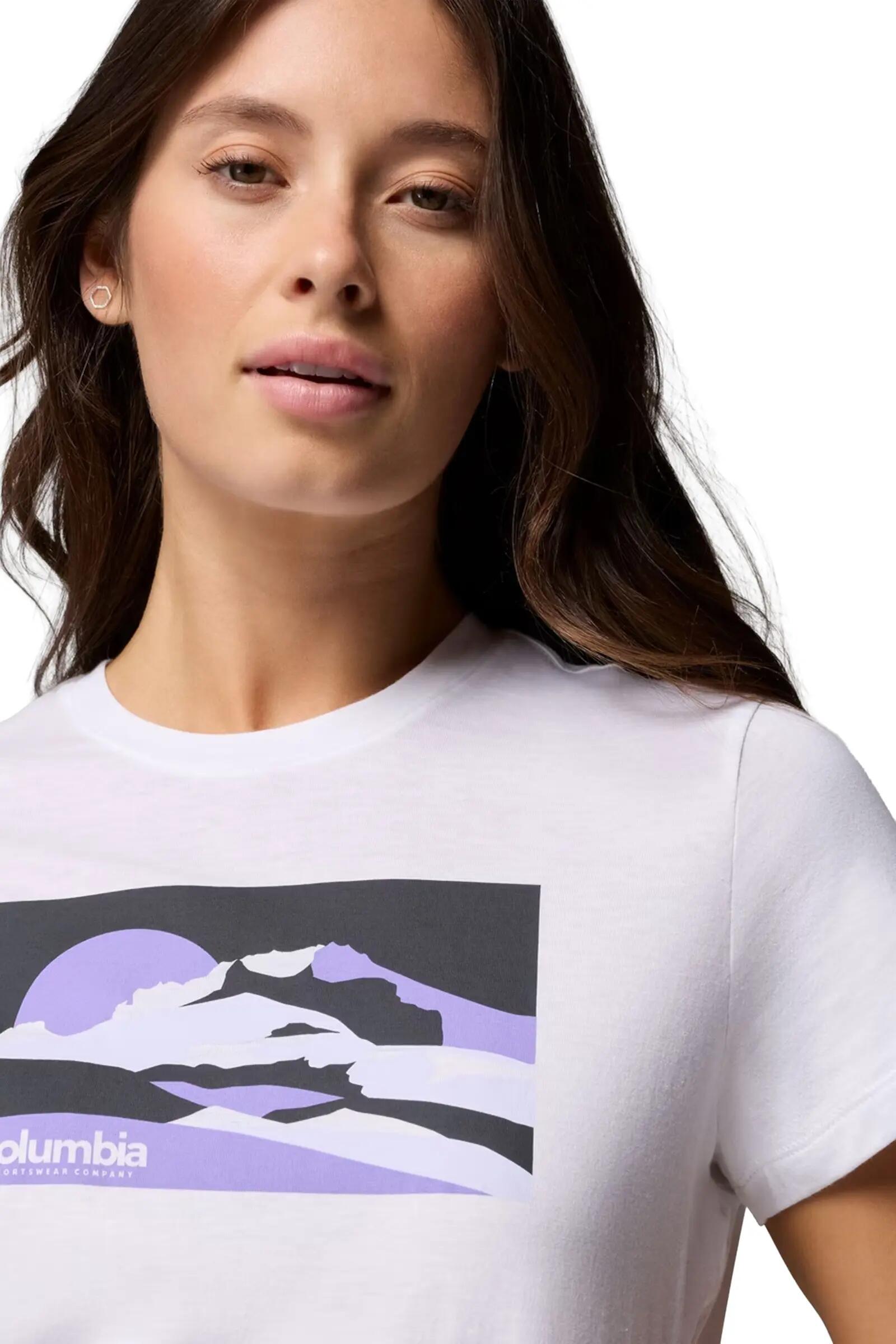 Columbia Ruby Springs™ Graphic Fitted Ss Blanco 4/4