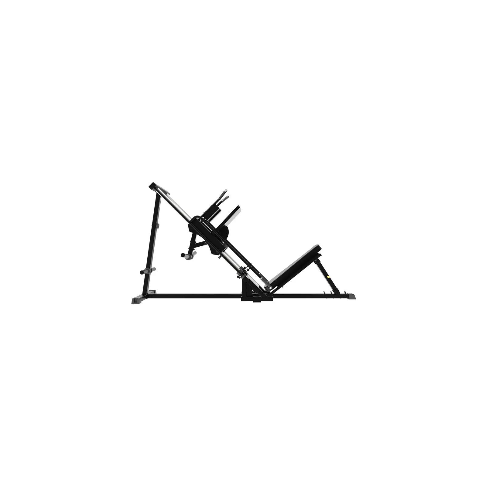Krachtstation - Beentraining - Taurus IFP1711 - Hack squat en leg press - Zwart 2/4