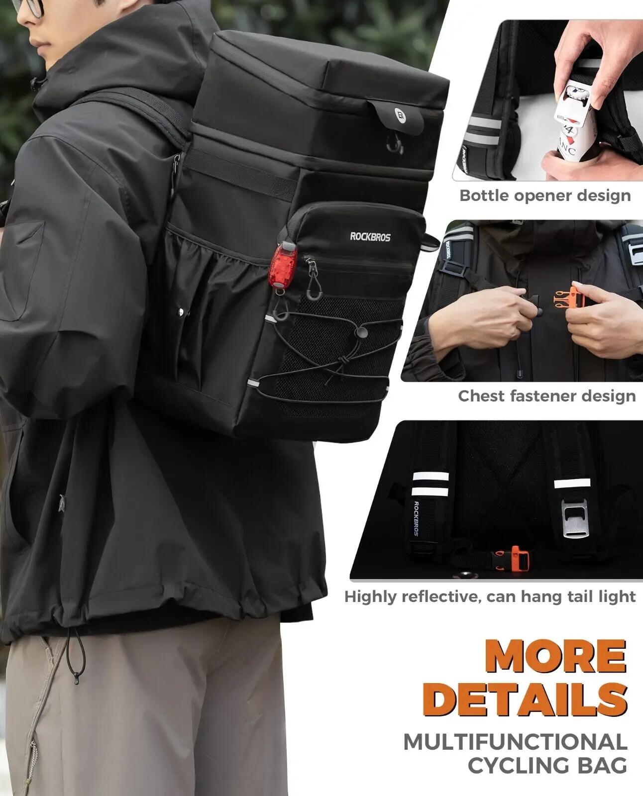 Multifunktionaler Wanderrucksack 17,5L abnehmbar 6/7