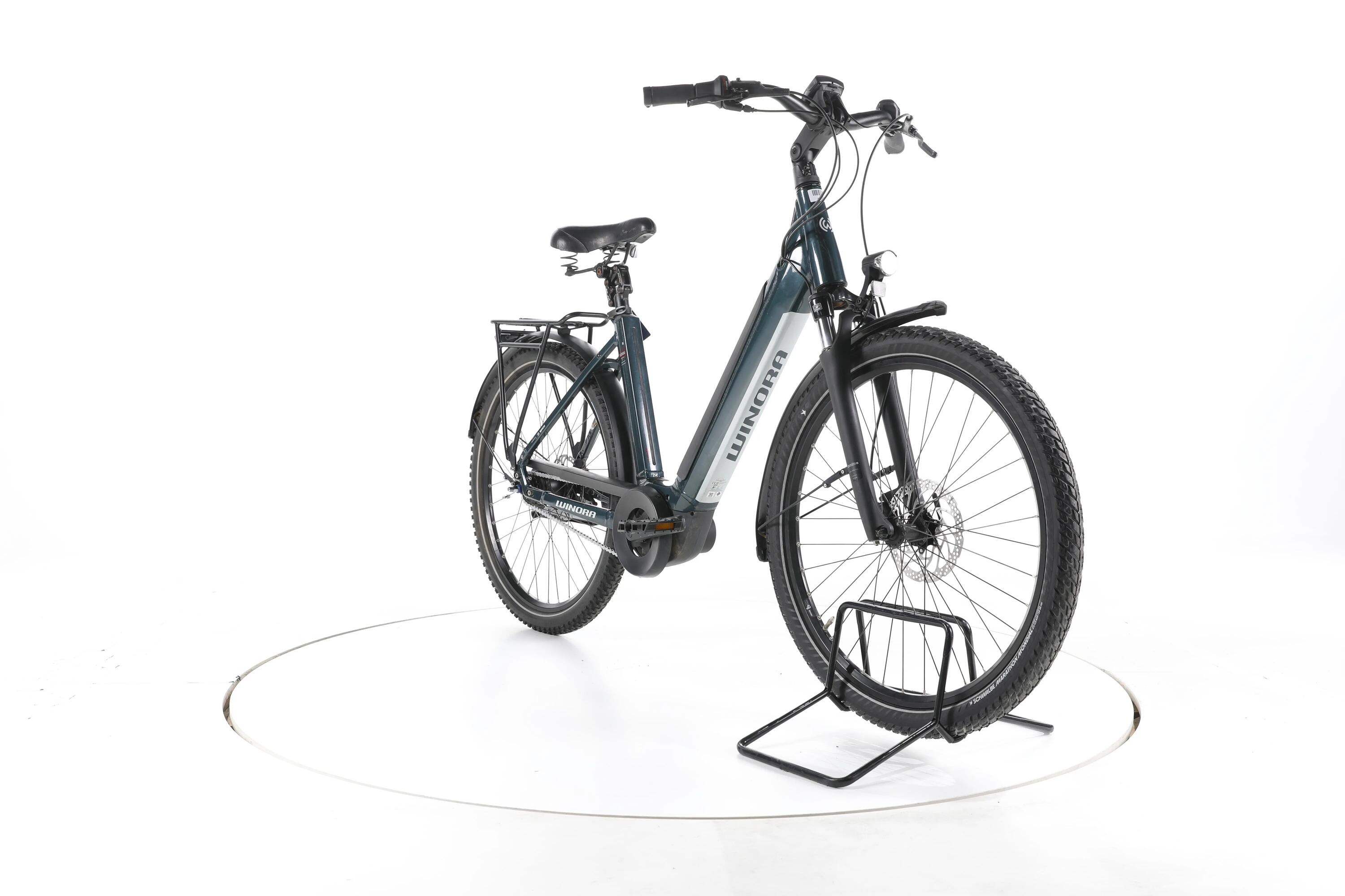 Segunda vida - Winora Sinus N8 City E-Bike Cuadro bajo - Buen estado 3/7