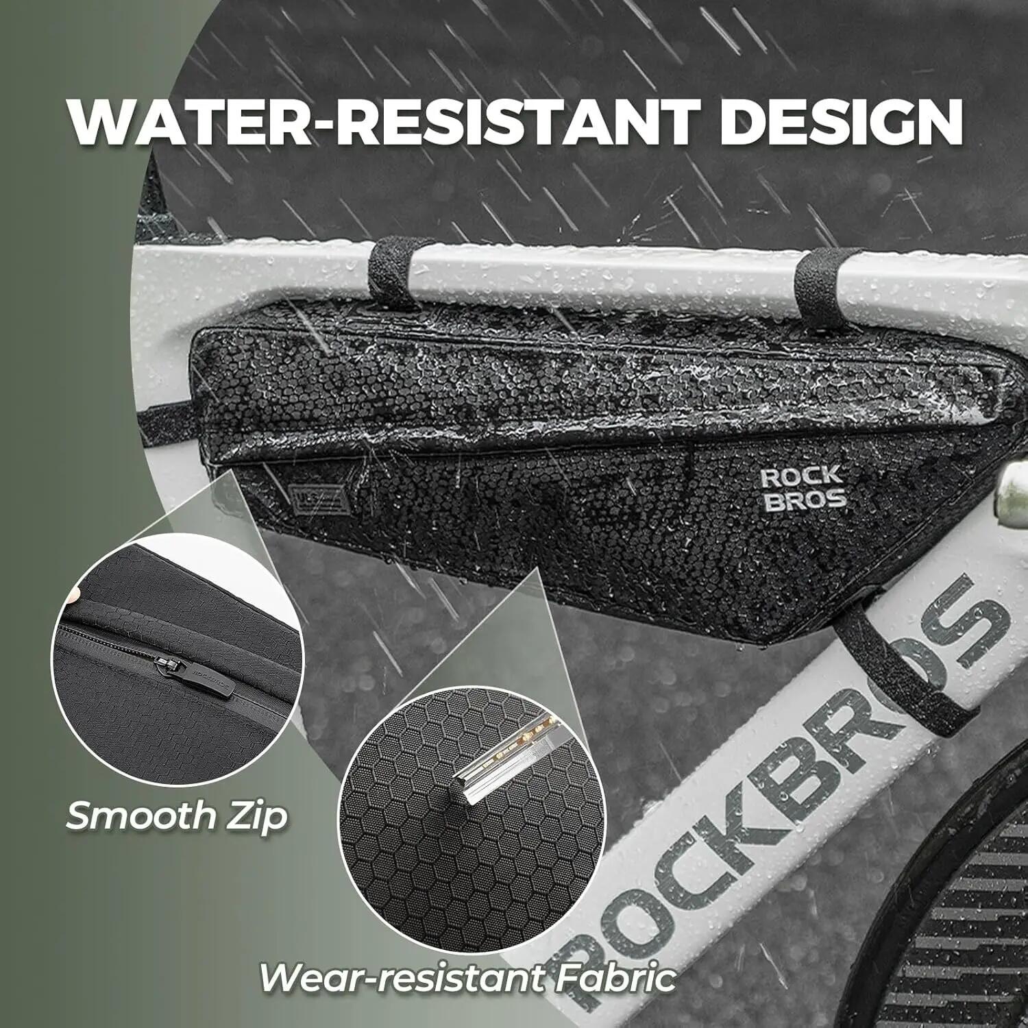 Sacoche de cadre 2,9L déperlante pour vélo et VTT 7/7